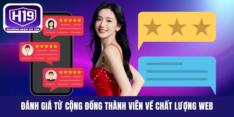 Đánh giá từ cộng đồng thành viên về chất lượng web